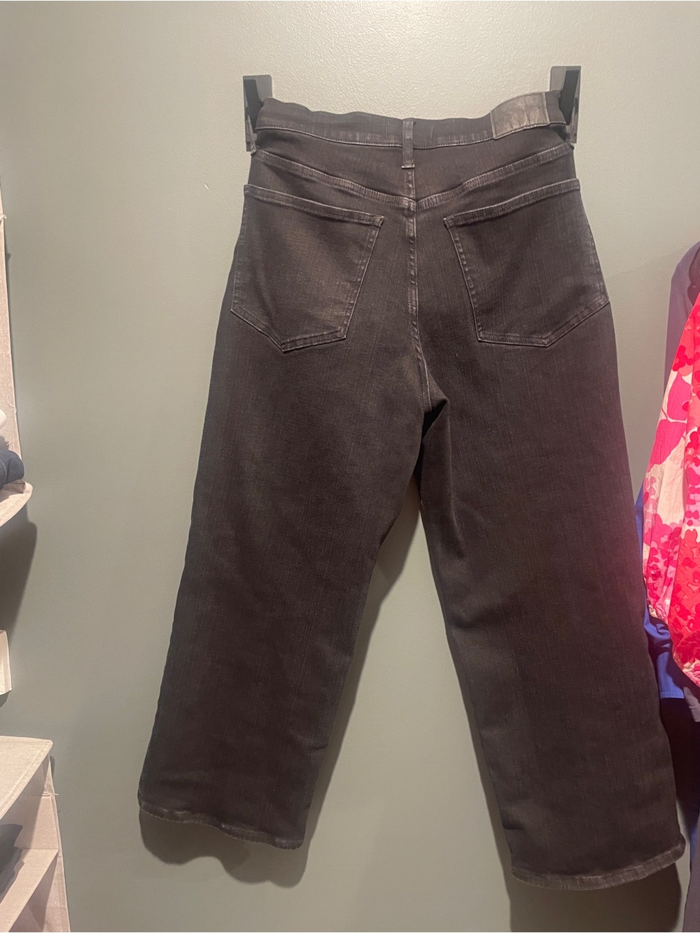 Madewell Black Wide-Leg Jeans